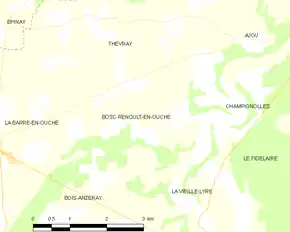 Poziția localității Bosc-Renoult-en-Ouche