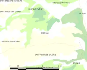 Poziția localității Brétigny