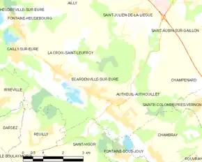 Poziția localității Écardenville-sur-Eure