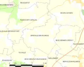 Poziția localității Épreville-en-Roumois