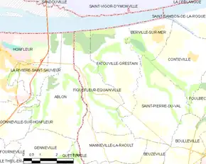 Poziția localității Fiquefleur-Équainville