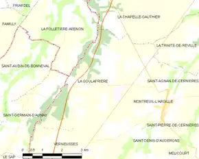 Poziția localității La Goulafrière