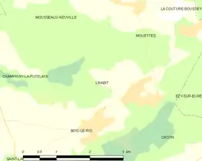 Poziția localității L'Habit