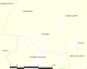 Poziția localității L'Hosmes