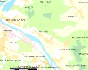 Poziția localității Port-Mort