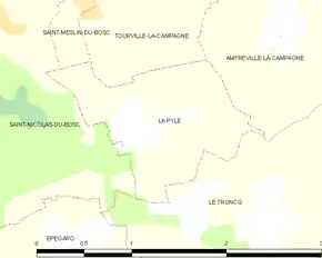 Poziția localității La Pyle