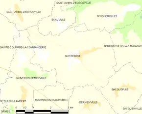 Poziția localității Quittebeuf