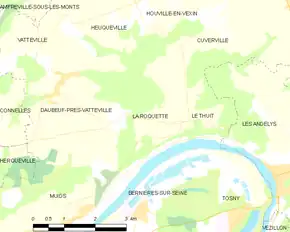 Poziția localității La Roquette