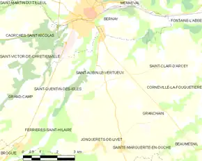 Poziția localității Saint-Aubin-le-Vertueux