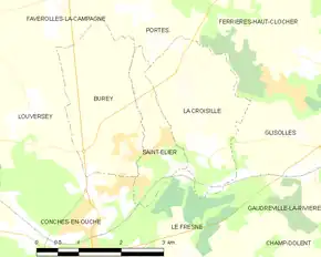 Poziția localității Saint-Élier