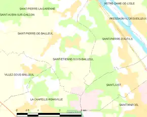 Poziția localității Saint-Étienne-sous-Bailleul
