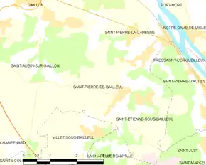 Poziția localității Saint-Pierre-de-Bailleul