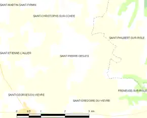 Poziția localității Saint-Pierre-des-Ifs