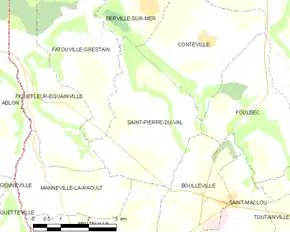 Poziția localității Saint-Pierre-du-Val