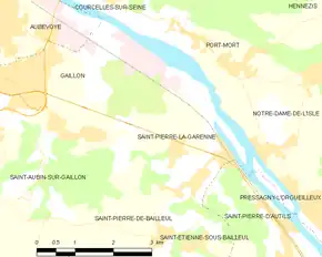 Poziția localității Saint-Pierre-la-Garenne