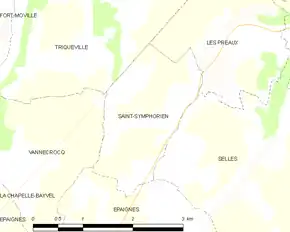 Poziția localității Saint-Symphorien