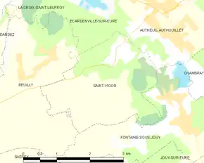 Poziția localității Saint-Vigor