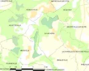Poziția localității La Vacherie