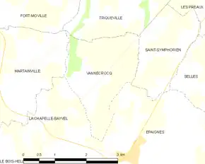 Poziția localității Vannecrocq