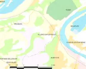 Poziția localității Villers-sur-le-Roule