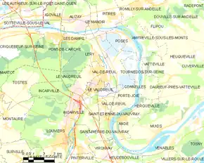 Poziția localității Val-de-Reuil