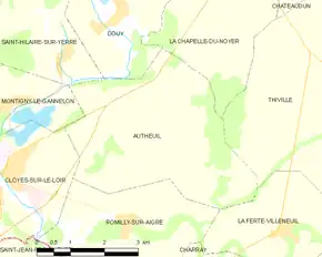 Poziția localității Autheuil