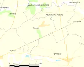 Poziția localității Bullou