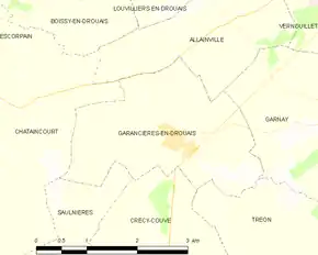 Poziția localității Garancières-en-Drouais