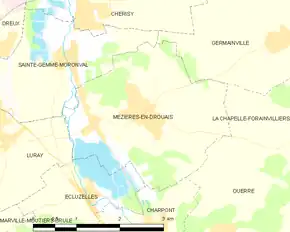 Poziția localității Mézières-en-Drouais