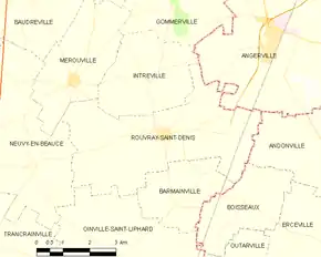 Poziția localității Rouvray-Saint-Denis