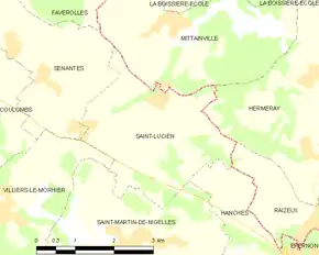 Poziția localității Saint-Lucien