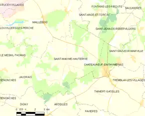 Poziția localității Saint-Maixme-Hauterive