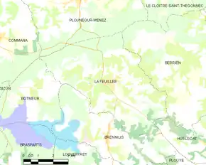 Poziția localității La Feuillée