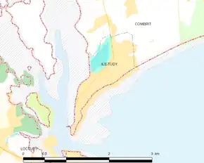 Poziția localității Île-Tudy