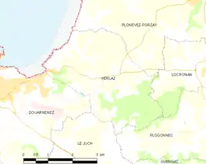 Poziția localității Kerlaz