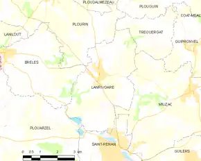Poziția localității Lanrivoaré