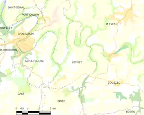 Poziția localității Lothey