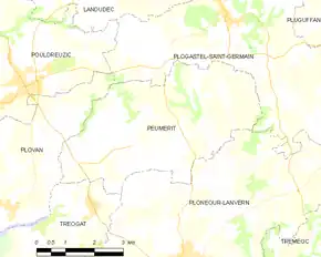 Poziția localității Peumerit