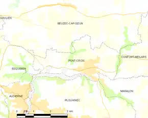 Poziția localității Pont-Croix