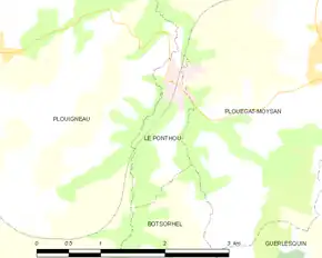 Poziția localității Le Ponthou