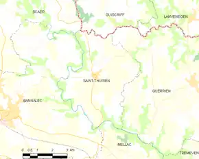 Poziția localității Saint-Thurien