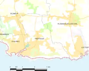 Poziția localității Treffiagat