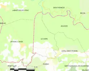 Poziția localității Le Garn