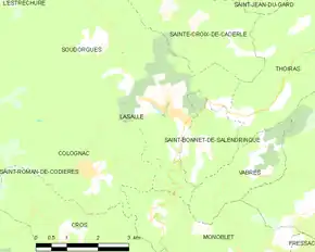 Poziția localității Lasalle