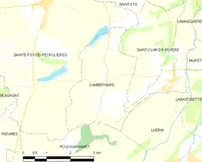 Poziția localității Cambernard