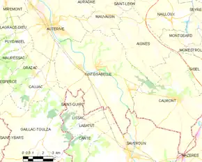 Poziția localității Cintegabelle