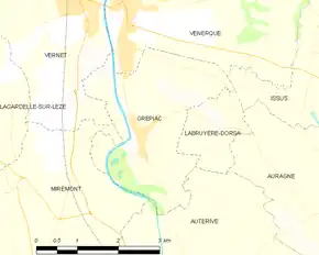 Poziția localității Grépiac