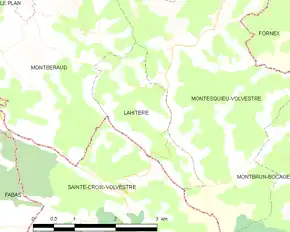 Poziția localității Lahitère