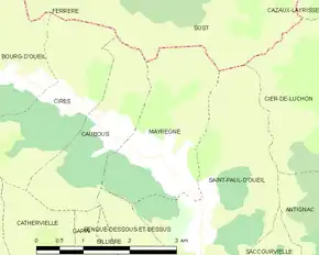 Poziția localității Mayrègne