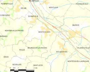 Poziția localității Montgiscard